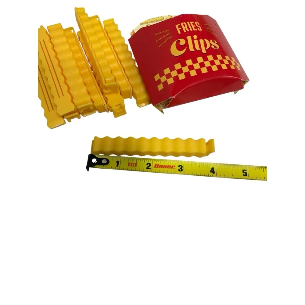 NEW novelty chip clips bag closers‎ fries food magnet case